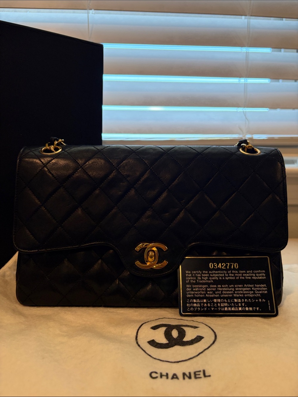 Vintage Chanel Classic Double Flap Series 0